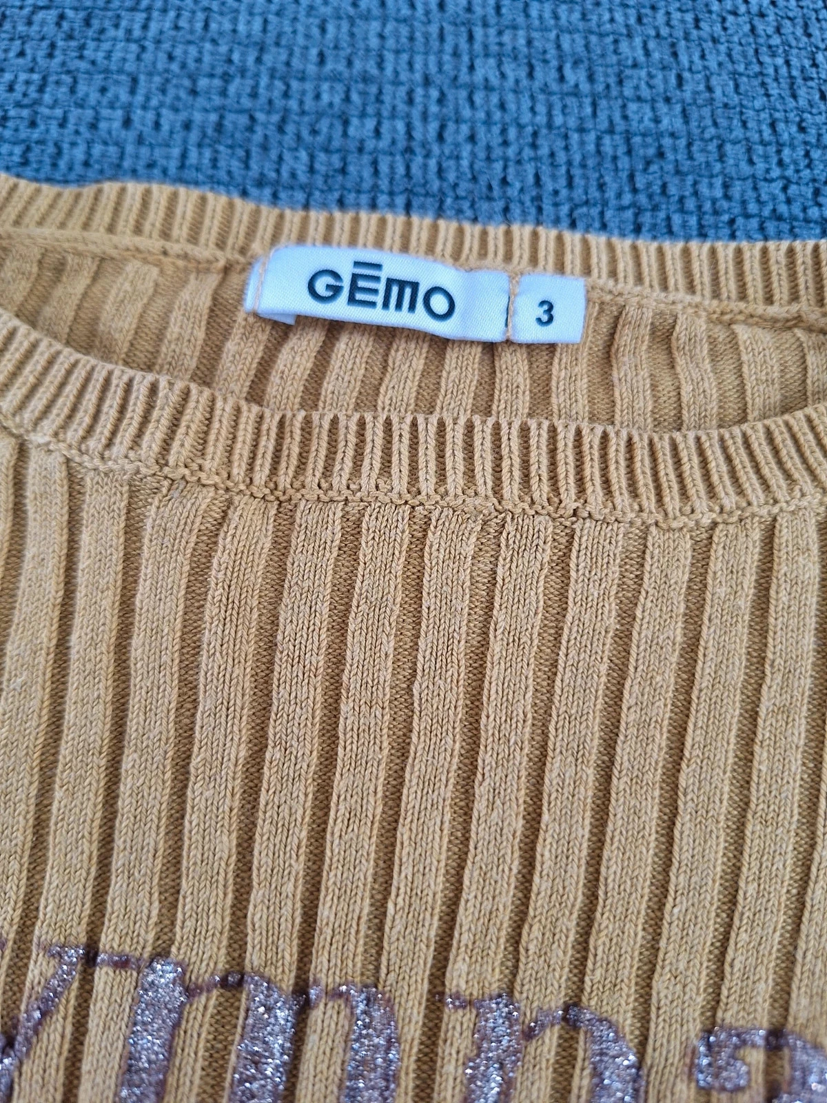 Gémo trui 3 jaar mosterdgeel – photo 3